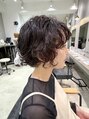 ソルバイシーループユナイテッド(soru by C-LOOP UNITED)&nbsp;ショートパーマ。動きのあるスタイルでオシャレに！#パーマ