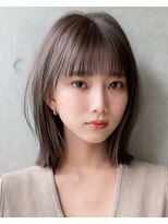 アビーファイブ(ABBEY 5) 大人ボブ銀座レイヤーカット有楽町ミディアムボブベージュ