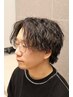 カット+ウルフパーマ【#メンズパーマ#フェザーパーマ#波巻きパーマ#心斎橋】