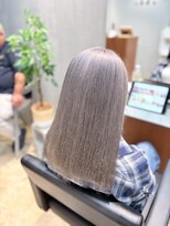 アル 日野(AL)&nbsp;ミルクティーブロンド/ダークブルー/デジタルパーマ/日野