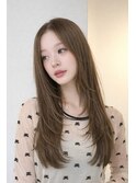 大人上品ストレートレイヤーロング