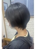 多毛を活かす♪丸みショート
