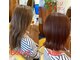 ヘアーメイク クイール(Hair Make Cuiiru)の写真/    肌まで明るく見せる、艶めきオレンジブラウン