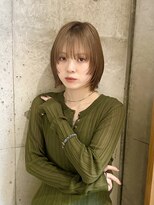 フィルムス ヨコハマ プラス(FILMS 横浜 +)&nbsp;ミルクブラウン/ボブ/オリーブページュ/ブリーチなし/横浜+
