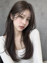 エヌア(ENURE)&nbsp;韓国風ダークブラウン×ロングレイヤー