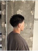 スパイキーショートテーパーフェード