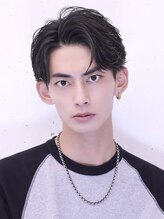 アーリー(Ali'i)&nbsp;かき上げリバースセンターパートメンズパーマリバースパーマ