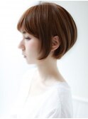 大人かわいい♪小顔ショートボブ