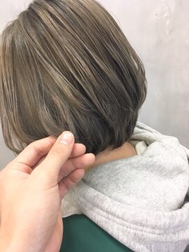 アソビ(Asobi) 【外国人風】シアーグレベージュ