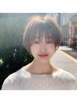 ビューイースト 亀戸 錦糸町(VIEW EAST) 人気ショートボブ 外ハネボブ アッシュブラウン ネオウルフ