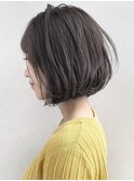 【GARDEN川谷】20代30代大人可愛い小顔ボブ×グレージュ