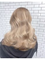 ジーナ セントラル銀座(Zina)&nbsp;セシルカットフリンジウェーブ×大人かわいい前髪ココアブラウン