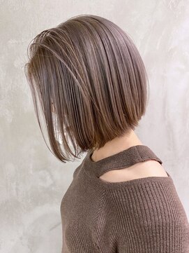 アイティー バイ アルバム 中野店(IT by ALBUM) ピンクミルクティー_ラベンダーカラーくびれミディ_ba319091