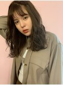 〈iri〉ミディアム/ウェーブ/透明感/ヘアアレンジ