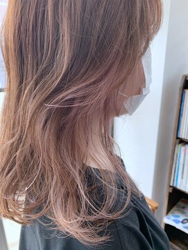 ザ カラー ラボ(THE COLOR LABO) インナーカラー コーラルピンク ベビーピンク