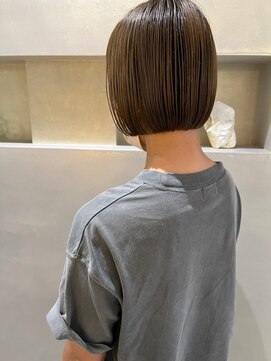 リィベ(Liibe) guest snap　#ミニボブ#透明感ベージュ