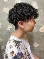 アカ(ACA)&nbsp;ツイストスパイラルパーマツイストパーマメンズマッシュ札幌大通