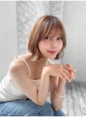 【joemi】斜めバンググレージュカラーシルキーベージュ(小倉太郎