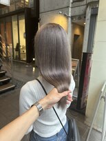 ロンド レア 天神大名店(Lond Le’a)&nbsp;ダブルカラーシルバーグレージュ透明感カラーハイトーン韓国