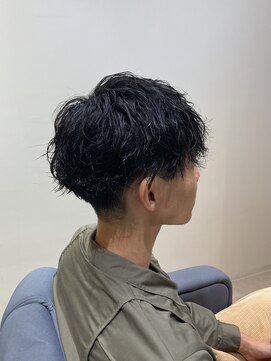 イーエムエー アールビアンカ 名駅店(e.m.a×Ar be.anca) 波巻きツイストスパイラルmixパーマ