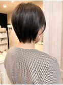 福山Caary小顔補正立体カット大人ショートヘア ショートボブ
