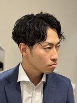 ビジネスマンパーマスタイル　日本橋理容室