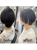 【市井友佳子】大人似合わせカット伸ばしかけショート