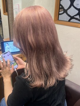 ロア 福岡天神本店(LORE) ダブルカラーベージュカラーケアブリーチカラーハイトーンカラー