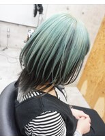 ヘアテリア リュウ 大塚(hair teria ryu) アンブレラカラー/グラデーションウルフ/ミントグリーン/大塚