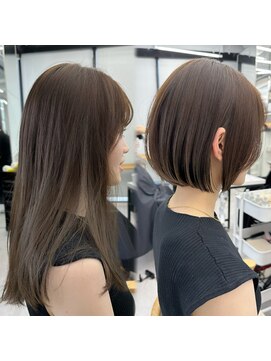 ビューナゴヤ 名駅(VIEW NAGOYA) 前髪カタログ/イメチェンスタイル／ウェーブパーマ/こなれミディ