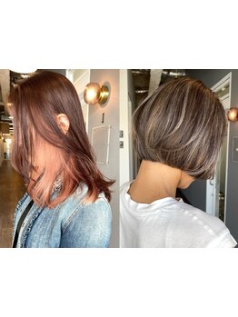 インナーカラーやハイライトカラーで創る周りから褒められる【印象アップ】なデザインカラー♪《吉祥寺》