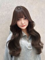 ロンド レア 天神大名店(Lond Le’a) 髪質改善イメチェン美髪イメチェンワイドバングブラウングレー