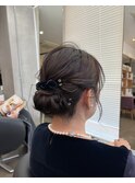 ふんわりアップスタイル
