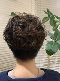 大人可愛い♪ショートボブデジタルパーマ