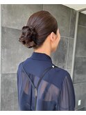 参列ヘアセット/シニヨン