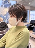 ハンサムショート/札幌ショート/札幌白髪ぼかし/札幌ボブ