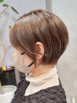 エリマ 横浜西口(elima)&nbsp;横浜西口イルミナカラーレイヤーボブアッシュベージュ30代40代