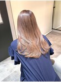 韓国顔まわりレイヤーカット髪質改善透明感カラー20代30代40代