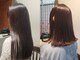 ヘアデザイン エソラ(hair design esora)の写真/【本山1分】クセやうねり,広がりが気になる方に◎髪質を見極めた施術で自然なストレートの扱いやすい髪に♪