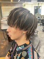 アポロ 横浜駅店(apollo)&nbsp;MEN’S HAIR/サーフカール/刈り上げセンターパート/ブリーチ