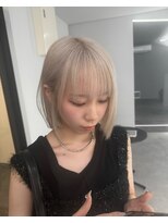 ナンバー 竪町(number+)&nbsp;20代30代大人可愛い髪質改善カラー×ハイトーンストレート