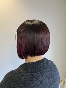 チェリーピンク・似合わせカット