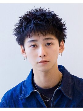 ディッセンバー 渋谷(December) ◎メンズ ショート ピンパーマ 束感 ベリショ