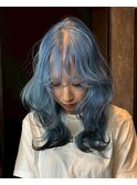 エンドカラー/ケアブリーチカラー/セクションカラー/姫ウルフ