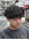 メンズパーマ大人気！波巻きスパイラル！