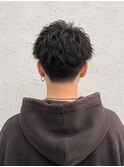 刈上げ/2ブロック/アップバング
