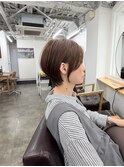 バッサリショート/ショートボブ/丸みショート