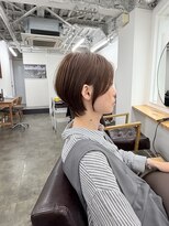 シー 自由が丘(sii.)&nbsp;バッサリショート/ショートボブ/丸みショート