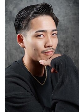 プレミアムバーバー 原宿店(PREMIUM BARBER produce by HIRO GINZA) フェード七三ビジネスショート