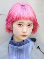 ダブ アオヤマ(DaB AOYAMA)&nbsp;【DaB】オン眉「フレアショートボブ」デザインカラー